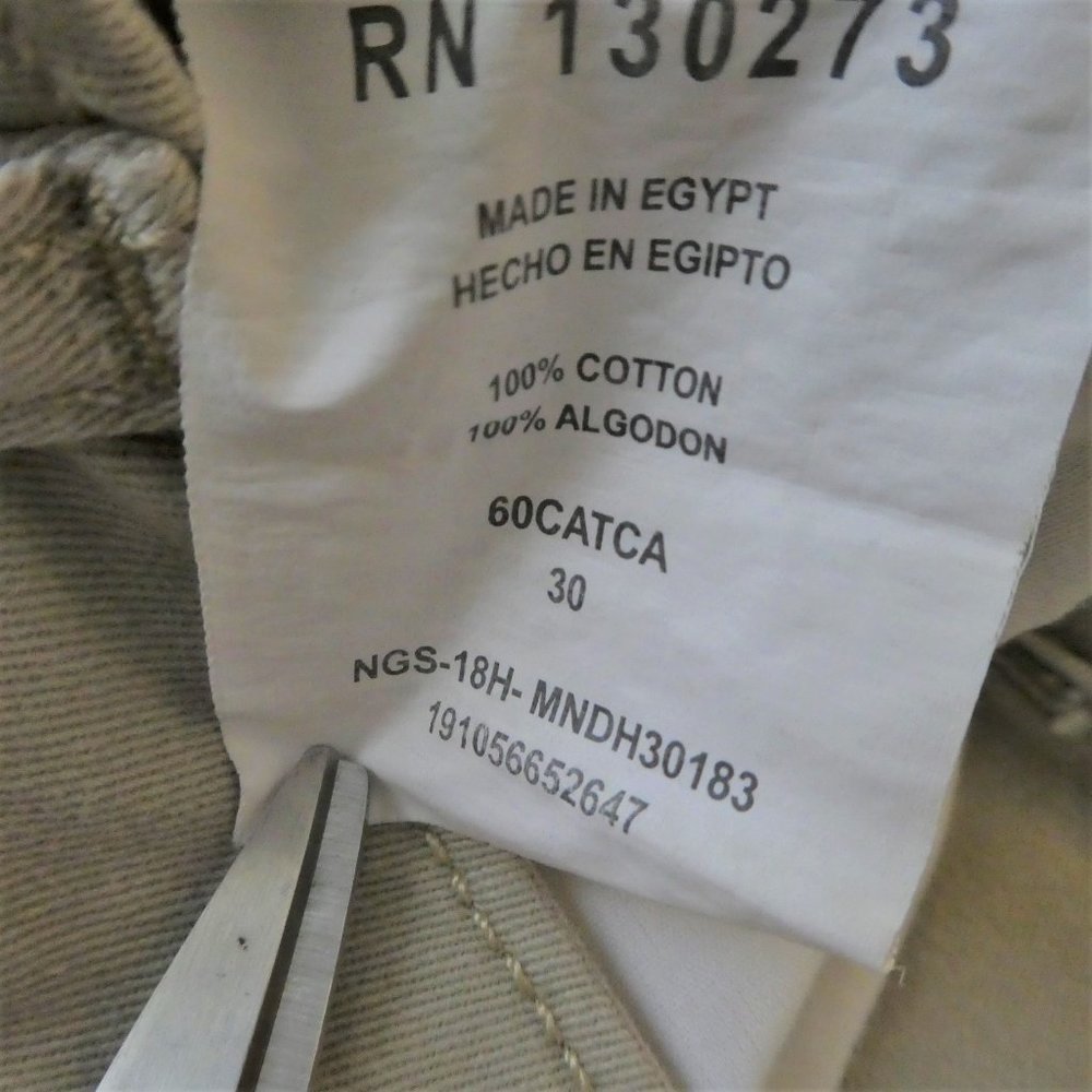 31x10 Wrangler Cargo Shorts Cotton Tan Zipper Button Fly Flap Pockets 30 - Picture 7 of 9